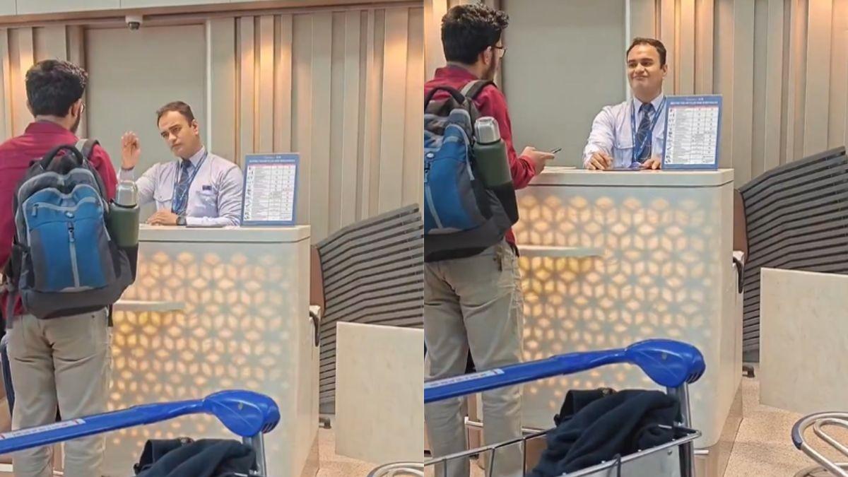 Netizens Praise IndiGo Staffer With Speech & Hearing Impairment After Viral Clip Wins Internet