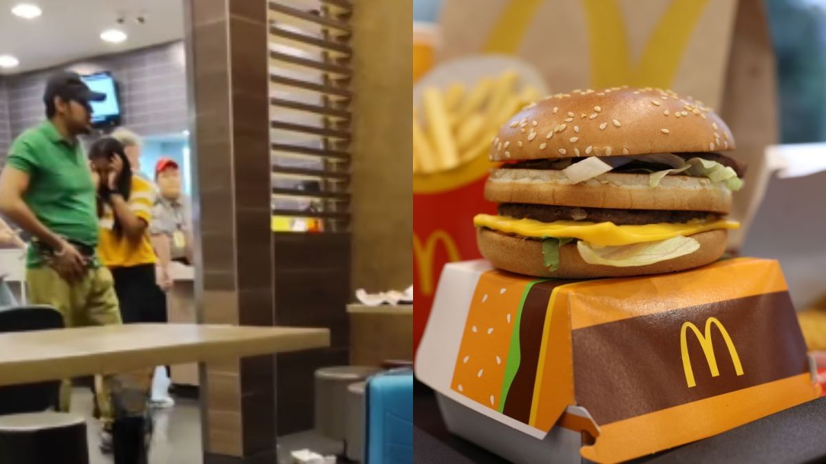 Veg Indian Tourist Slams McDonald’s Singapore Staff For Serving Non-Veg Burger; Netizens React