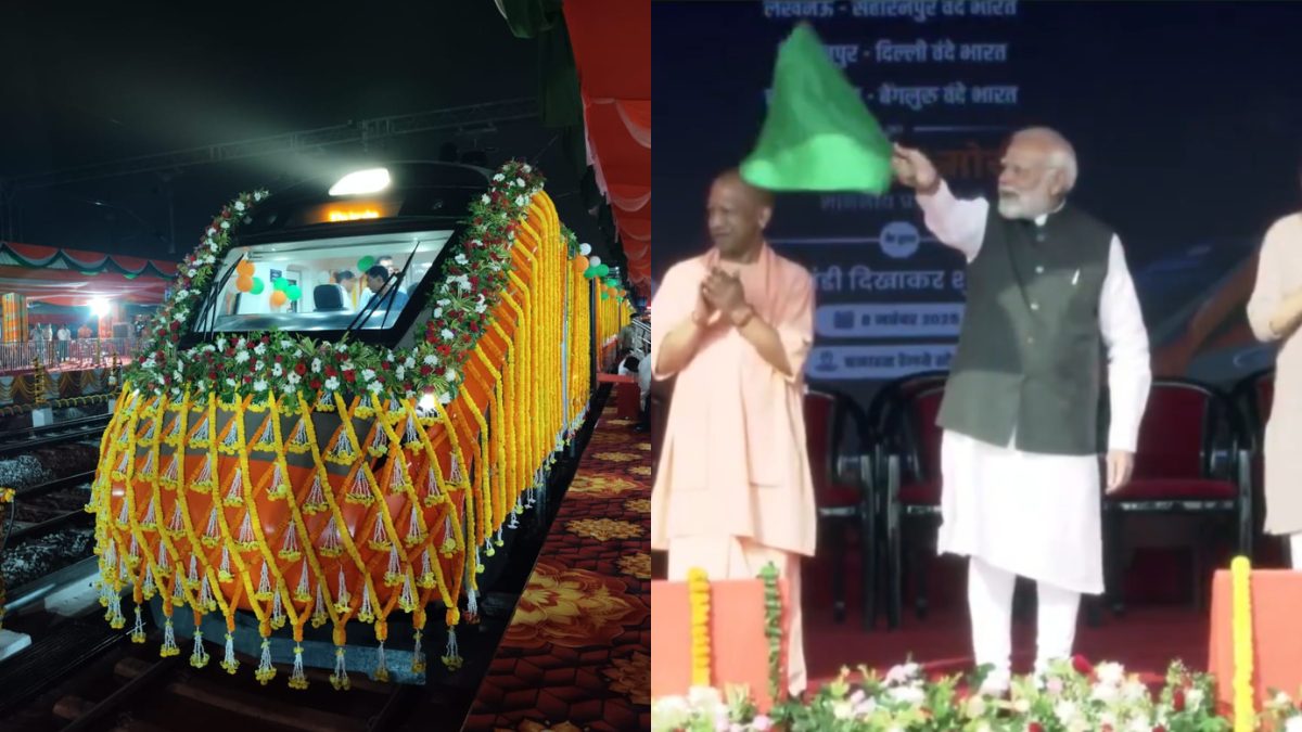 PM Modi Flags Off Four Vande Bharat Trains In Varanasi, Connecting Pilgrimage Sites, Business Hubs, & IT Cities