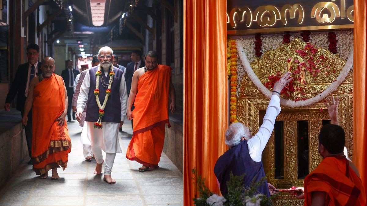 PM Modi Visits Udupi Shri Krishna Matha; At This Temple, Lord Krishna Gives Darshan Through A Window