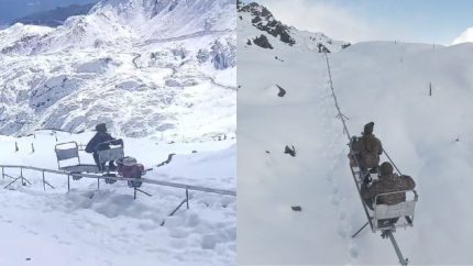 At 16,000 Ft, Indian Army’s Gajraj Corps Develops High-Altitude Mono Rail To Boost Ops