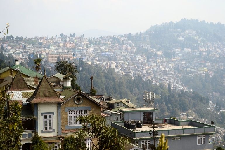 low AQI places in India