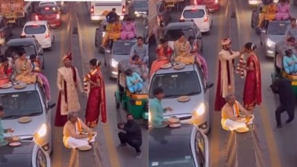 Fact Check: Did A Couple In Bengaluru Really Get Married At Silk Board Signal? Here’s The Truth!