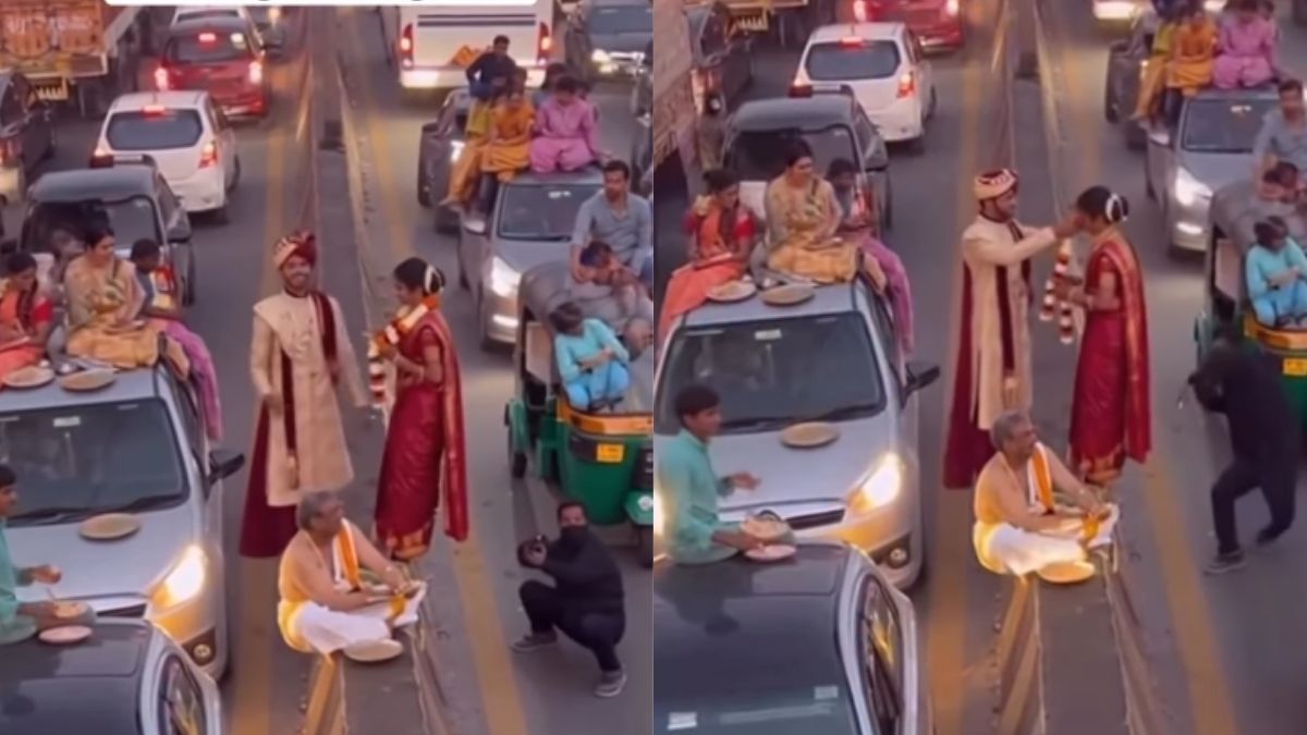 Fact Check: Did A Couple In Bengaluru Really Get Married At Silk Board Signal? Here’s The Truth!