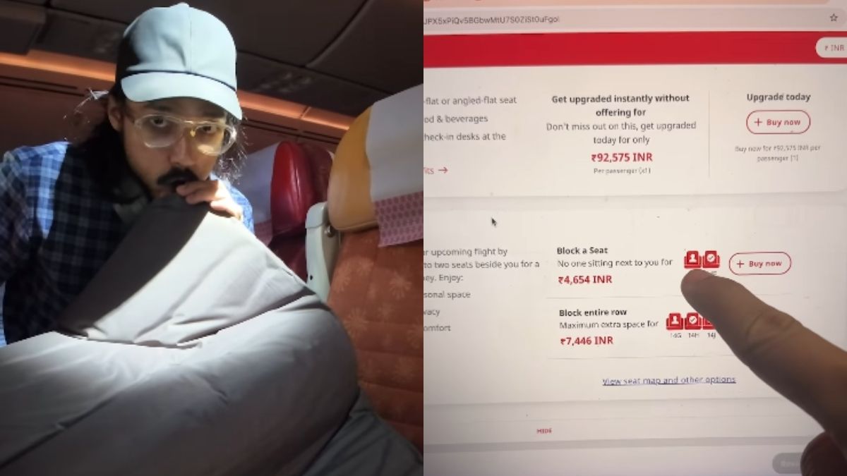 Want Extra Space On A Flight? Air India Lets You Book An Entire Row Under ₹8,000; Here’s How