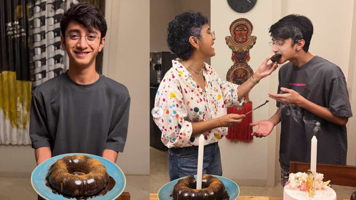Aamir Khan’s Son, Azad, Bakes Coffee Chocolate Cake For Mom, Kiran Rao, On Her Birthday