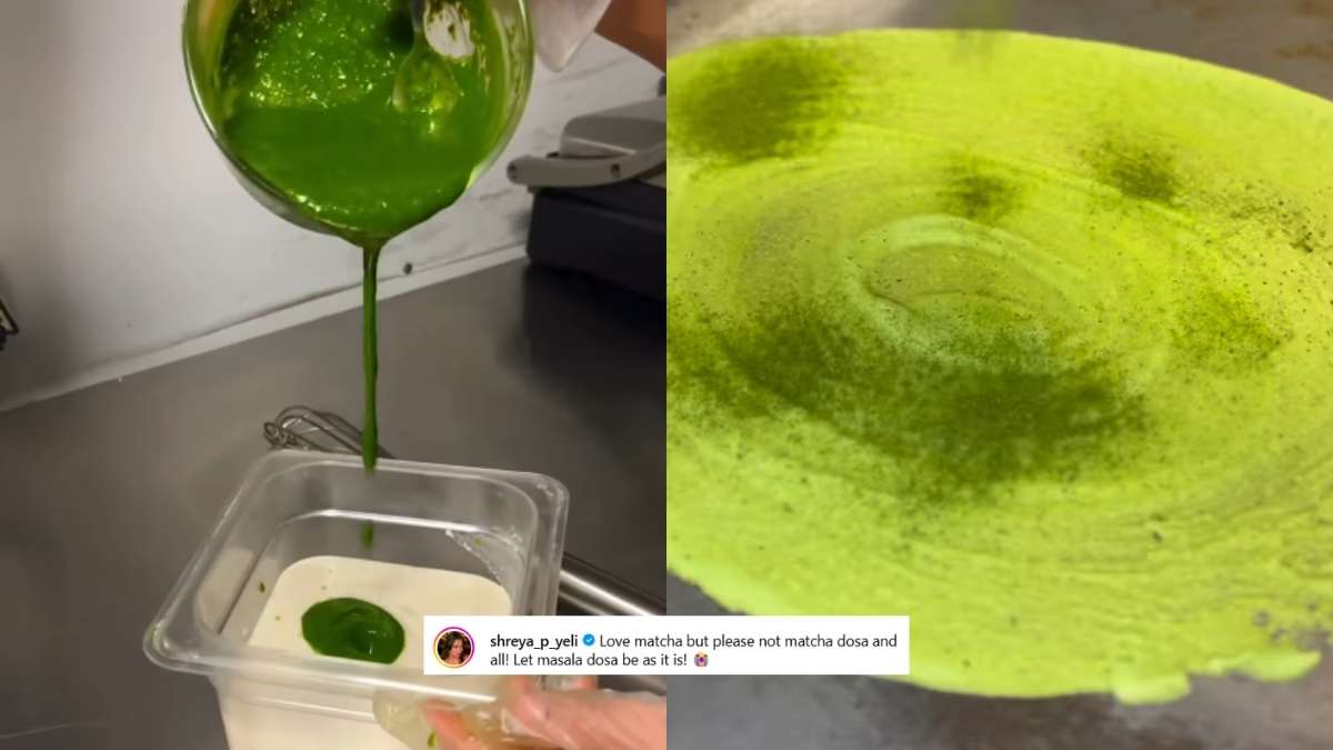 “Keep Your Grass Away From My Dosa,” Digital Creator’s Reaction To Matcha Dosa Leaves Internet In Splits