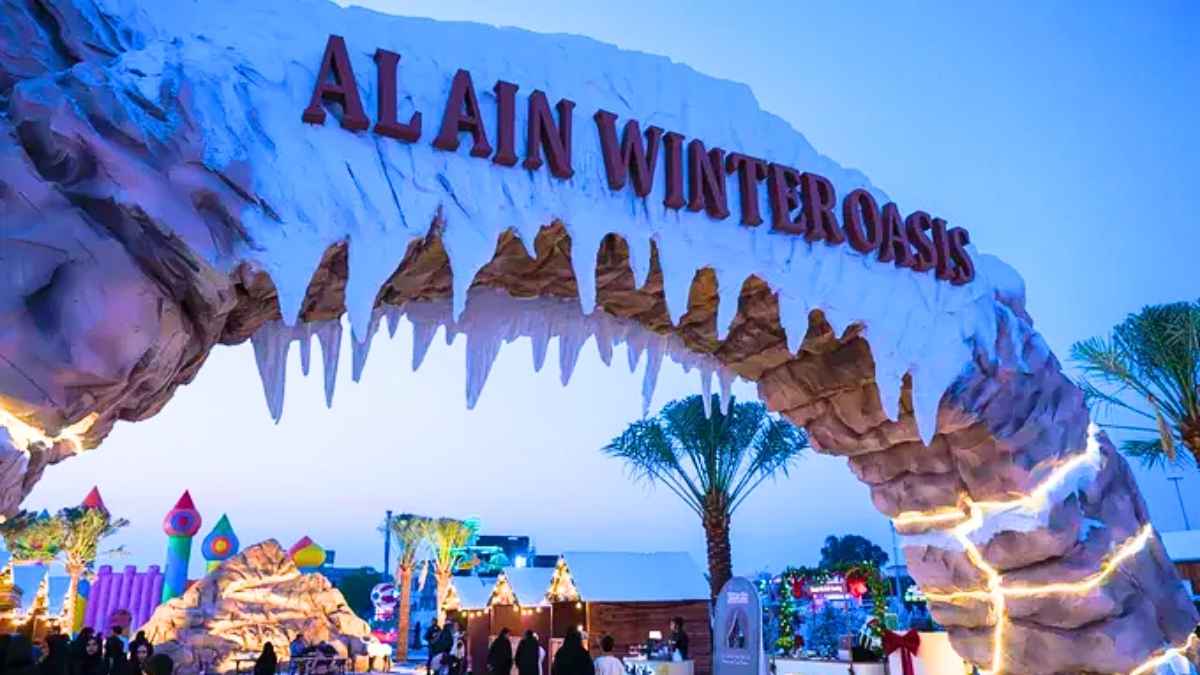 Winterland Al Ain Opens At Hazza bin Zayed Stadium With Ice Skating, Games And Family Fun