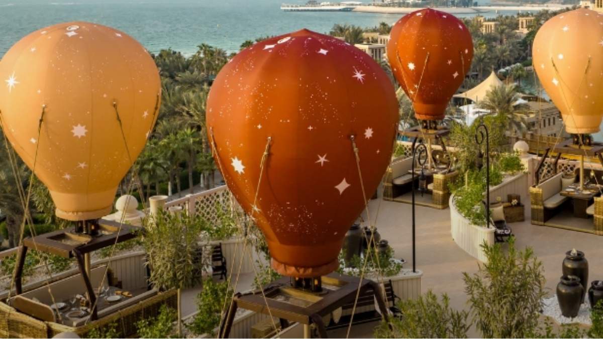 For Just AED 195, You Can Now Indulge In A Rooftop Breakfast At Balloons At The Palace In Dubai