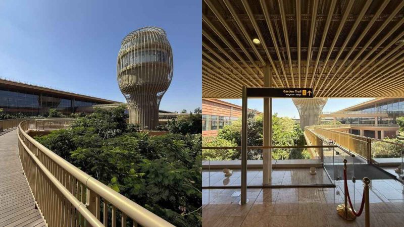 Bengaluru Airport’s T2 Now Has A Beautiful Garden Trail Where Fliers Can Unwind Before Travel