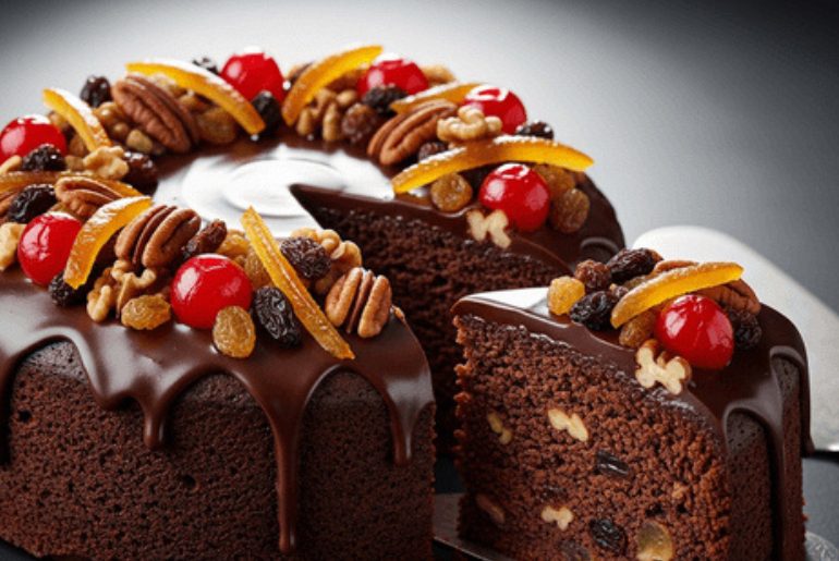 Bourbon Fruit Cake Supreme