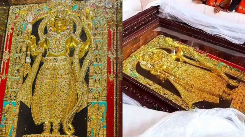 ₹200 Crore Gold Ramlalla Idol Arrives In Ayodhya; Studded With Rubies, Diamonds & More