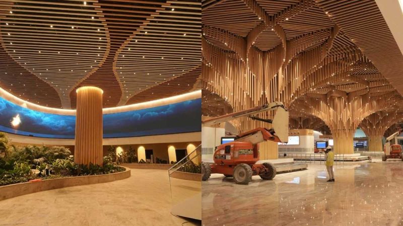 In Pics: Guwahati Airport’s First Look Out! Orchids, Bamboo Ceiling & More To Fascinate Fliers
