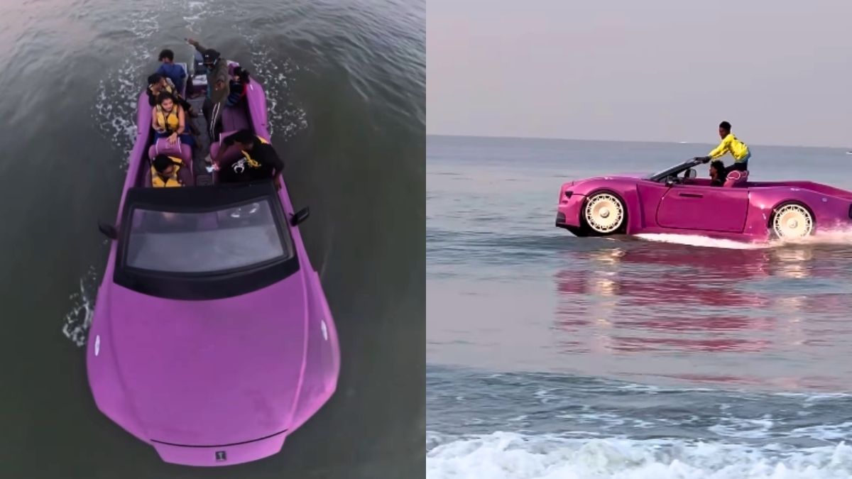Rolls-Royce In The Sea? Juhu Beach’s Viral Boat Has Got Everyone Excited!