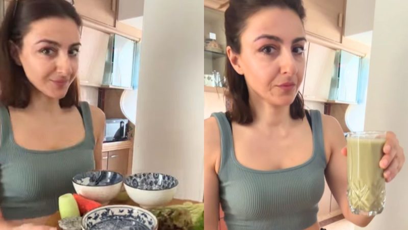 Soha Ali Khan Gives New Year Gift To Fans; Shares Her Hydrating Green Juice Recipe