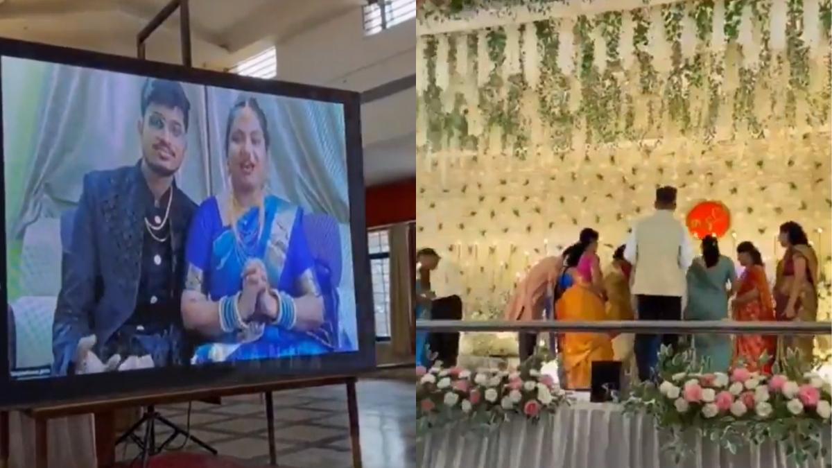 Online Reception? IndiGo Chaos Pushes Engineer Couple To Attend Their Reception On Video Call