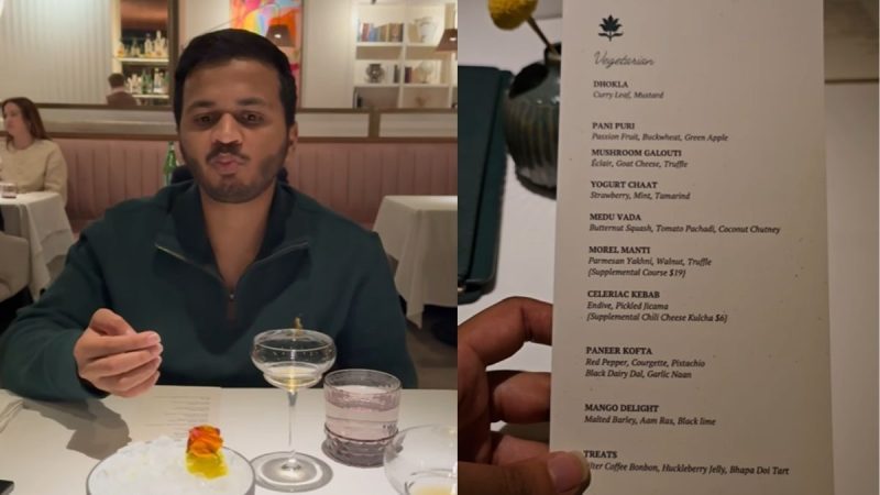 Indian Man Pays ₹40,000 For Chicago Michelin-Star Dinner, Reveals Why He Would Visit Again