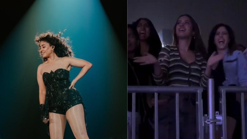 Sunidhi Chauhan’s Mumbai Concert Sees 20,000+ Crowd; Nushrratt Bharuccha, Shriya Saran Groove