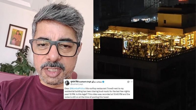 Sushant Singh Complains About Loud Music At Andheri Rooftop Restaurant; Asks, “Is This Legal?”