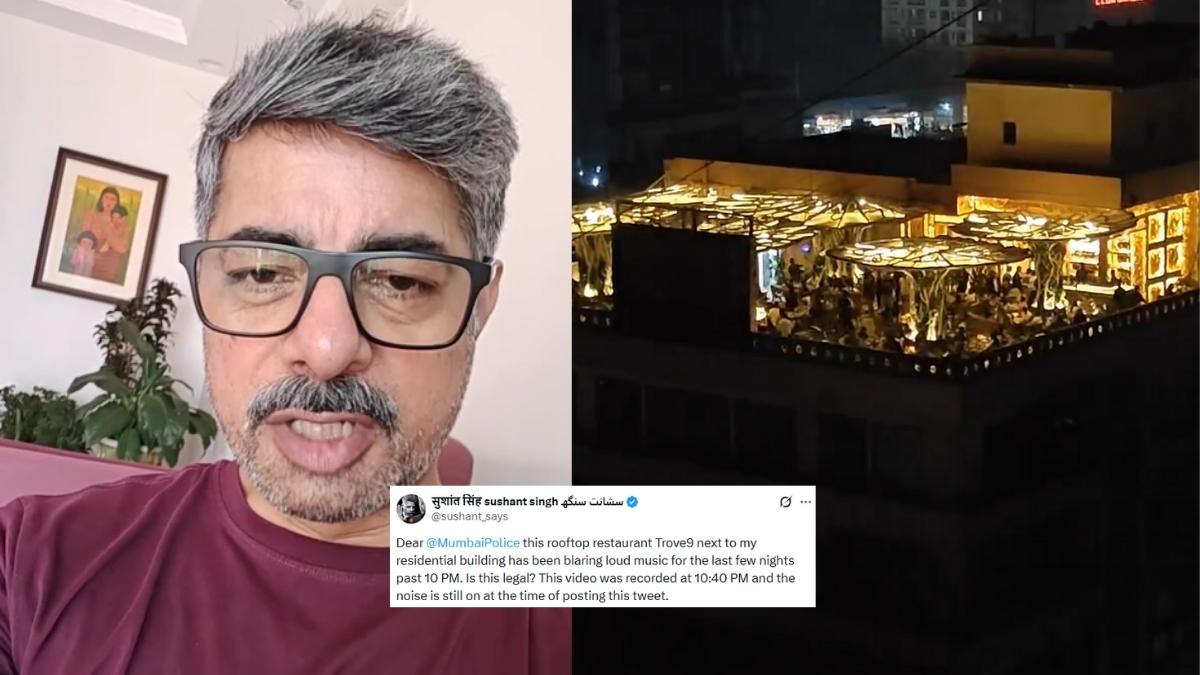 Sushant Singh Complains About Loud Music At Andheri Rooftop Restaurant; Asks, “Is This Legal?”