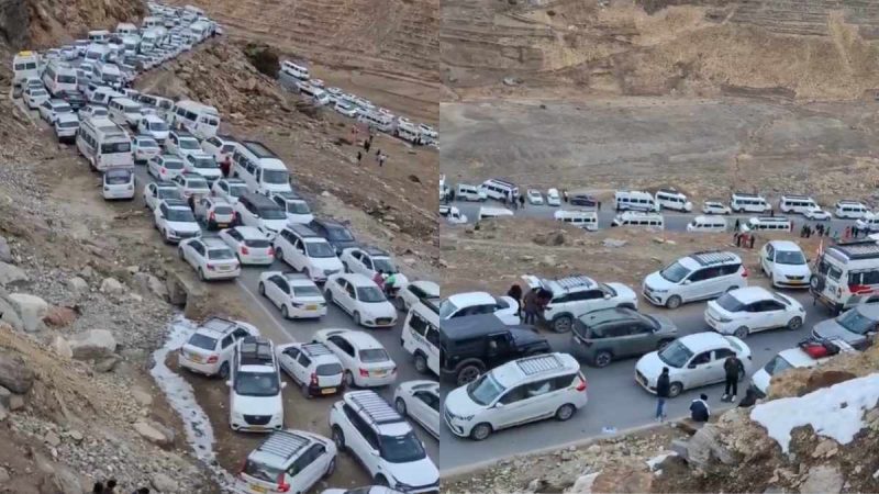 Manali Is Crowded With 33,000+ Vehicles As Winter Sets In; Snowfall Expected From Dec 30
