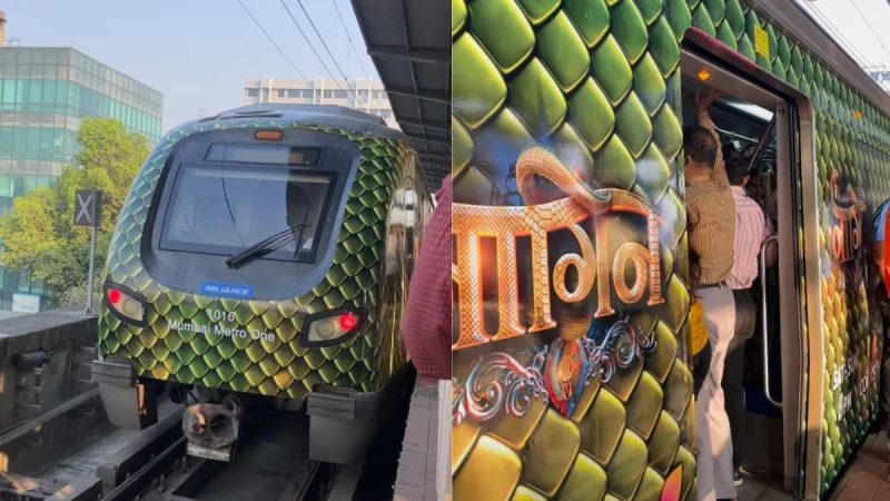 “Agla Station Naag Lok,” Naagin-Themed Mumbai Metro Running From Ghatkopar To Versova Amuses Netizens