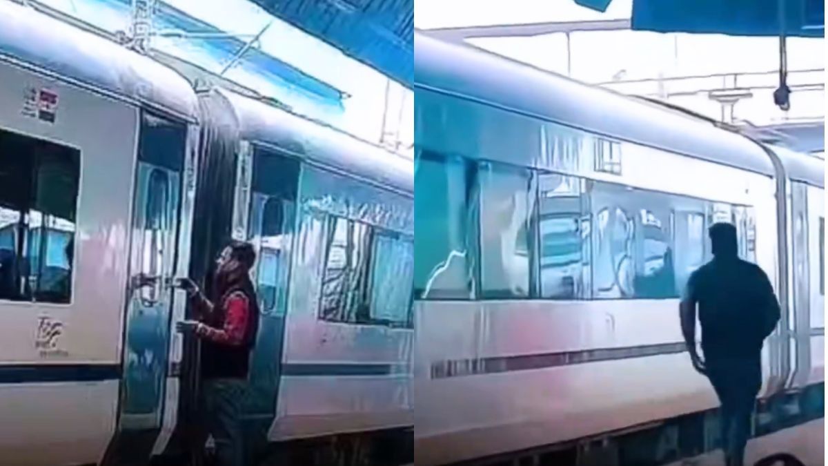 Man Misses Vande Bharat Train After He Gets Off For Chai; Netizens: “Tea Will Be Given Inside”