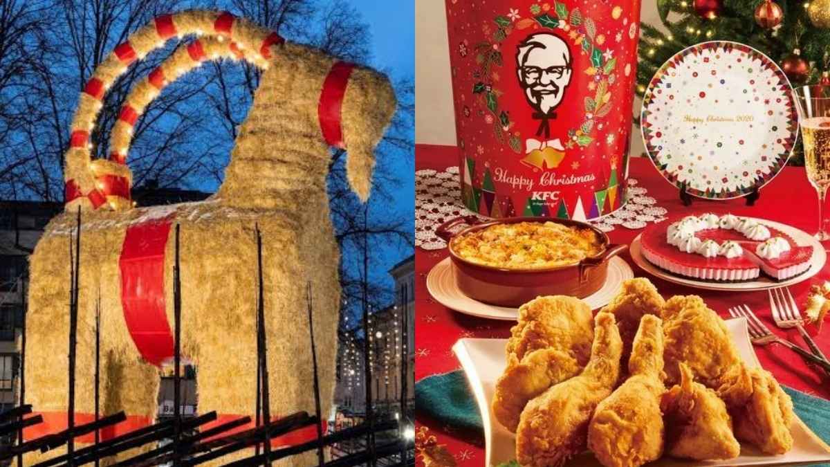 From Straw Goats To Fried Chicken Feasts: 10 Wild Christmas Traditions Across The Globe
