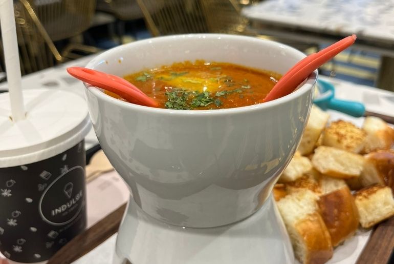 pav bhaji fondue
