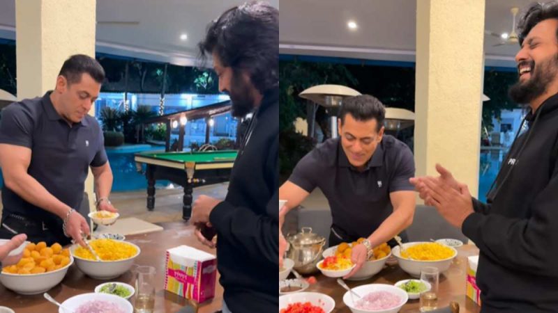 Salman Khan Makes “Bhau-Inchi Bhel” For Riteish Deshmukh At His Home, And It Tastes…