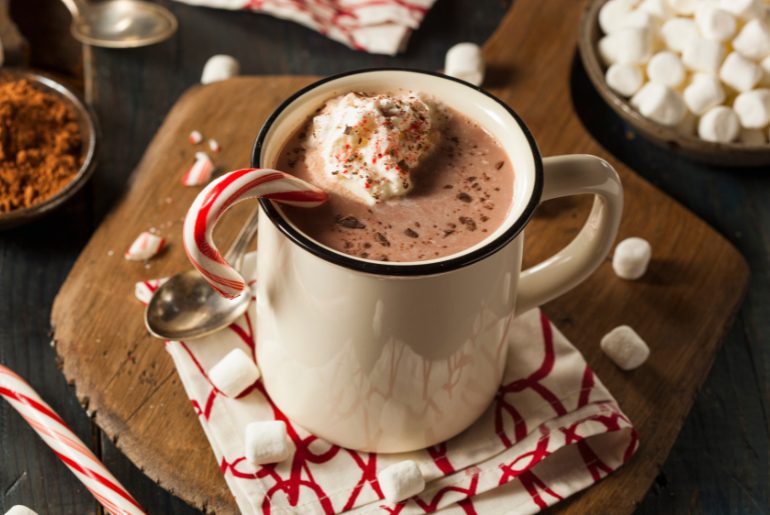 spiked hot chocolate