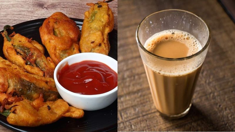 winter snacks chai