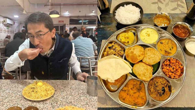 Japanese Ambassador ONO Keiichi Eats Biryani The Right Way At This Iconic Andhra Spot In Delhi