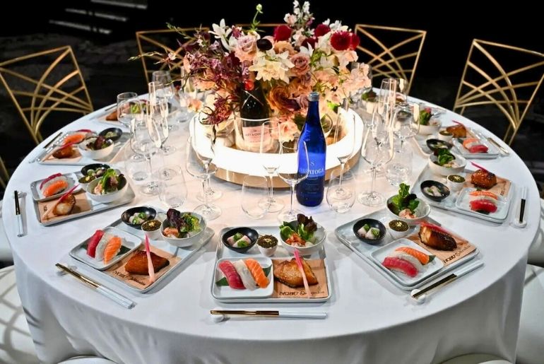 Golden globes menu