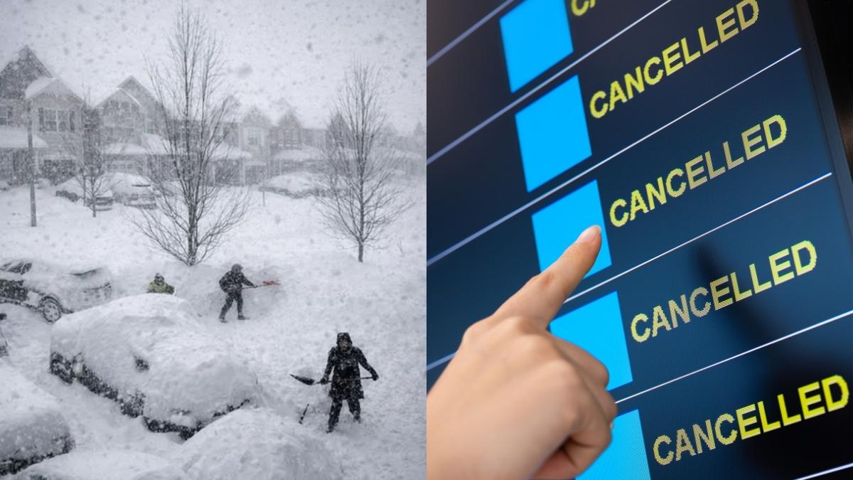 US Snowstorm: 13,000 Flights Cancelled As Weather Disrupts Travel, Air India Cancels Flights