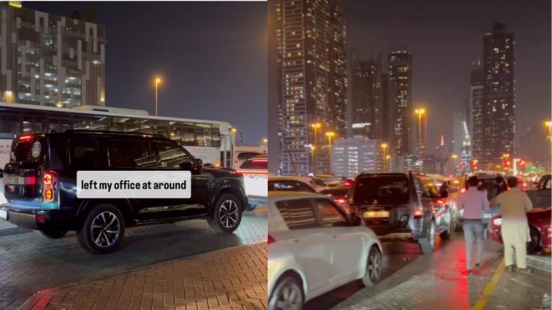“Stop Coming To Dubai, Habibi!” Video Of 2-Hour Business Bay Traffic Sparks Outrage