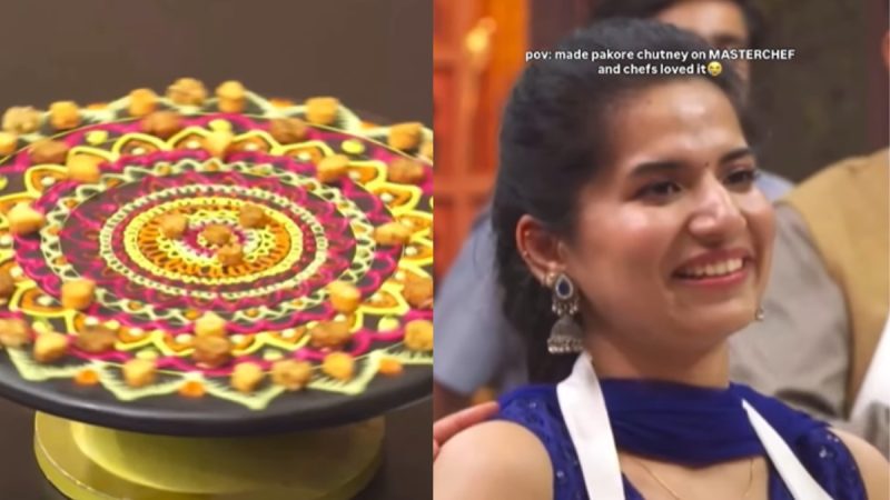 Edible Rangoli With Pakoras & Chutneys Wows MasterChef India Judges; Can It Go Viral?