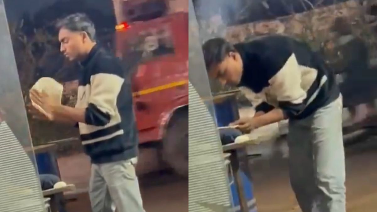 Video Of Ghaziabad Cook Spitting On Roti Sparks Outrage; Accused Arrested At Restaurant