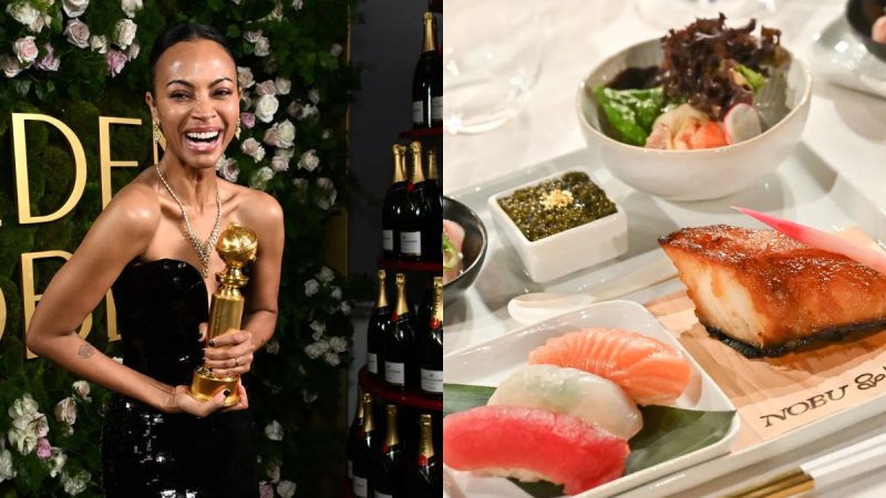 From Yellowtail Jalapeño To Lobster Salad, What Celebs Will Eat At Golden Globes 2026