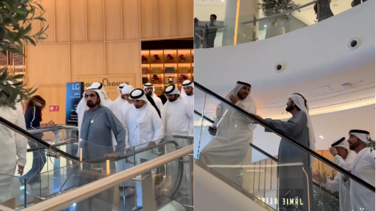 HH Sheikh Mohammed Takes A Casual Walk At Dubai Mall, Leaving Shoppers Starstruck