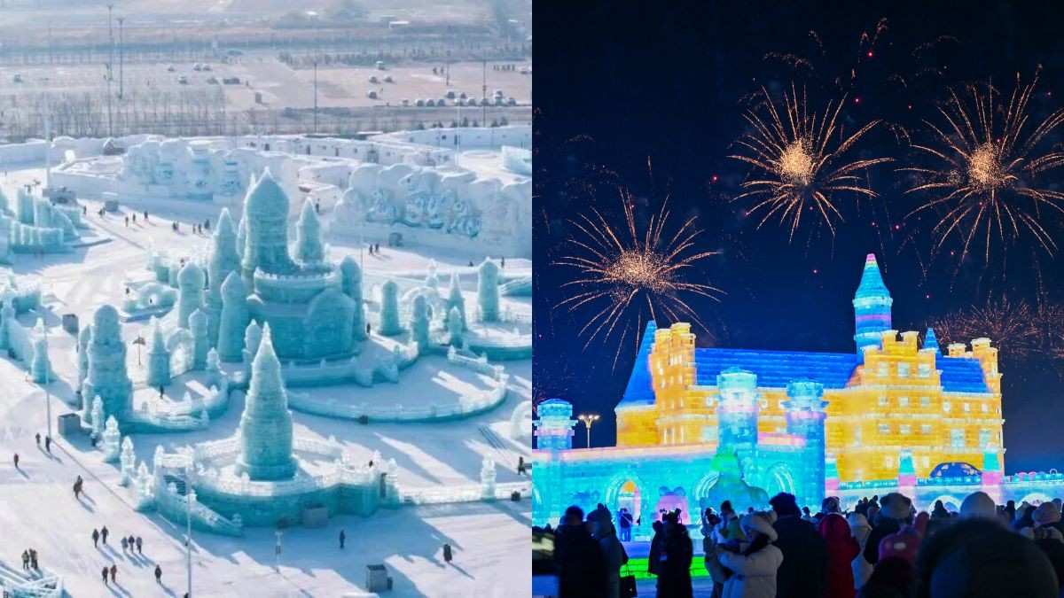 In Pics: China’s 42nd Harbin Ice & Snow Festival Begins; Snow Activities & Drone Shows Kick Off