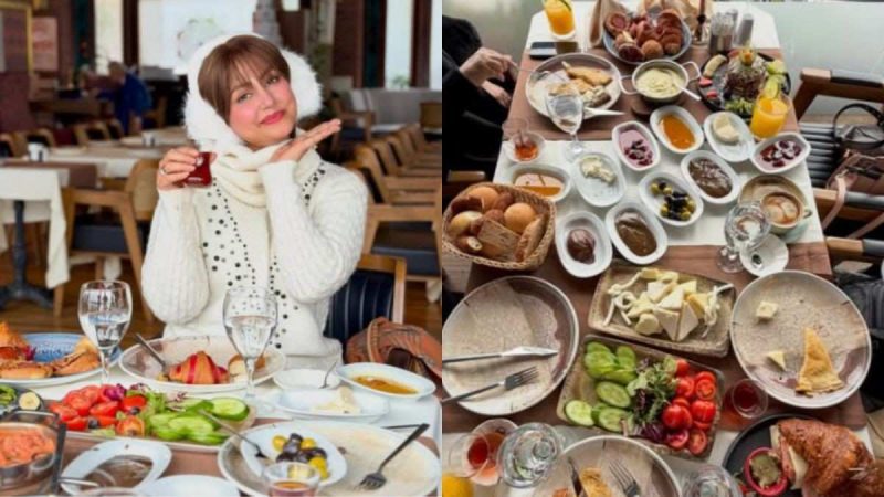 Breakfast Goals! Hina Khan Enjoys A Turkish Breakfast Of Croissants, Cheese Platter, Tea & More