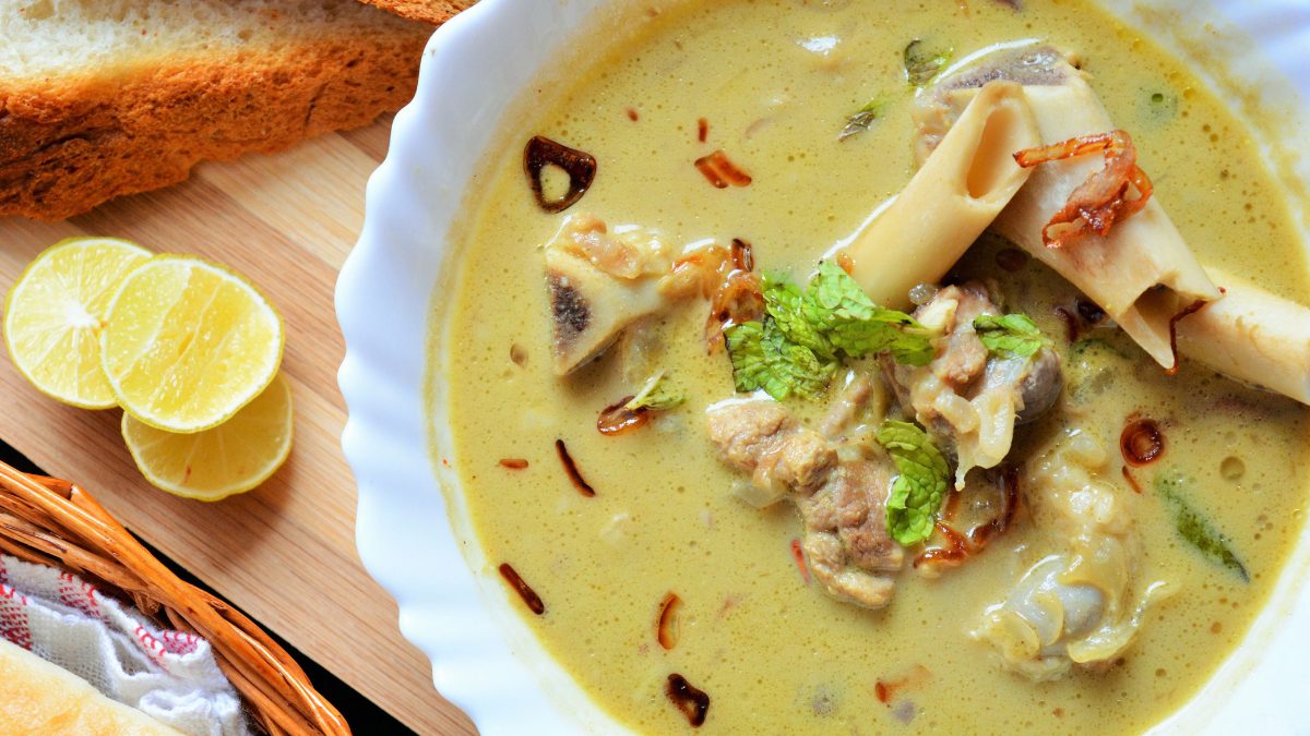 This Hyderabad Mutton Soup Is A Royal Winter Delight With Tender Meat & Silky Nutty Broth