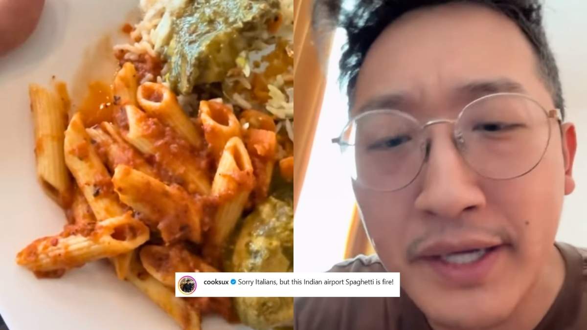 “Sorry Italians, Indian Airport Spaghetti Is Fire!” Foreigner Finds Chennai Airport Pasta On Point!