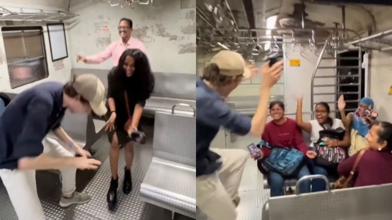 Belgian Man Turns Mumbai Local Into Dance Floor; Internet, “Thanks For Spreading Happiness”