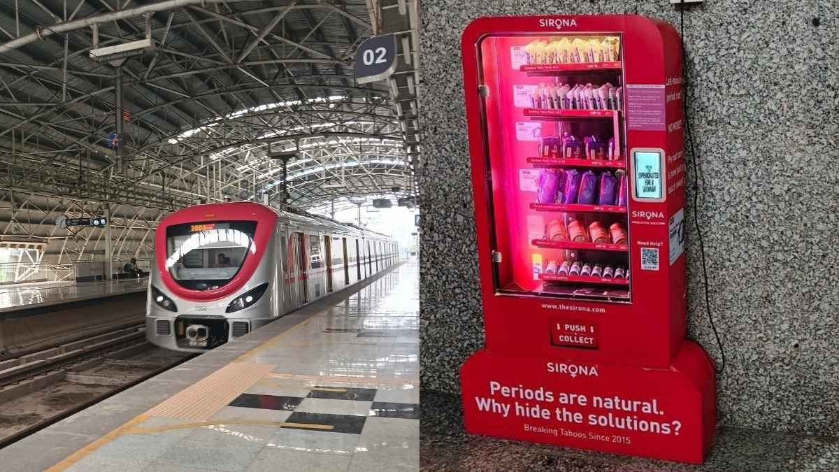 Time Of The Month? Mumbai Metro Has Your Back With Menstrual Hygiene Vending Machines!