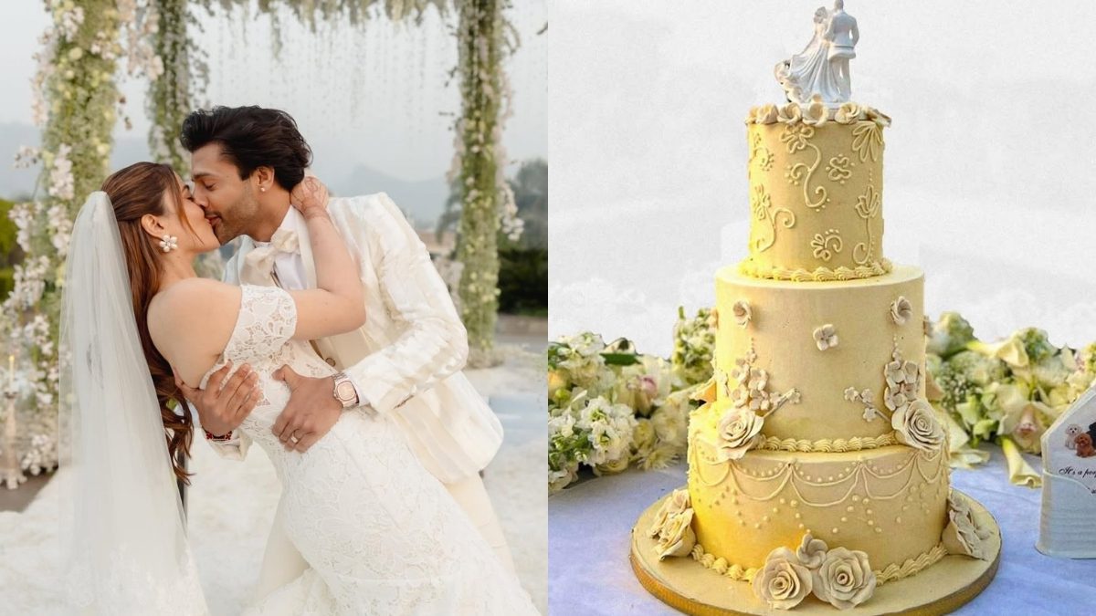 This Udaipur Bakery Created Nupur Sanon & Stebin Ben’s Elegant Wedding Cake In 36 Hours!