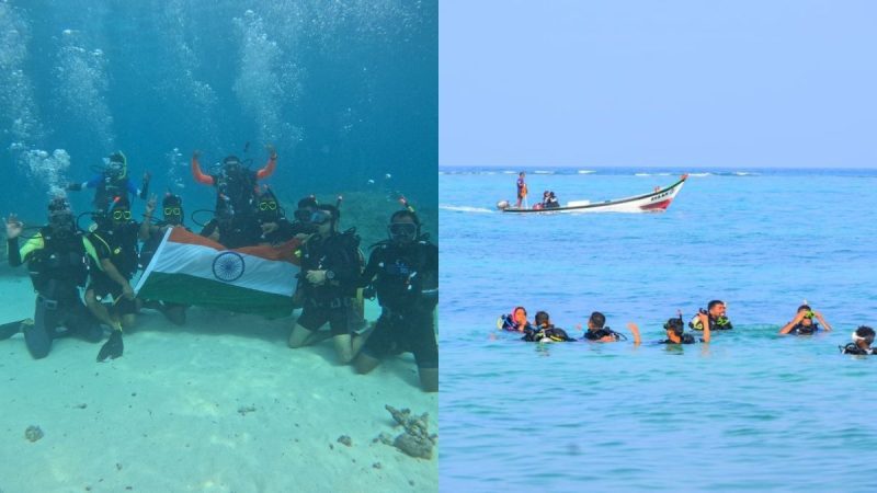 Indian Coast Guard & Assam Rifles Conduct Scuba Diving Training In Lakshadweep; Pics Inside