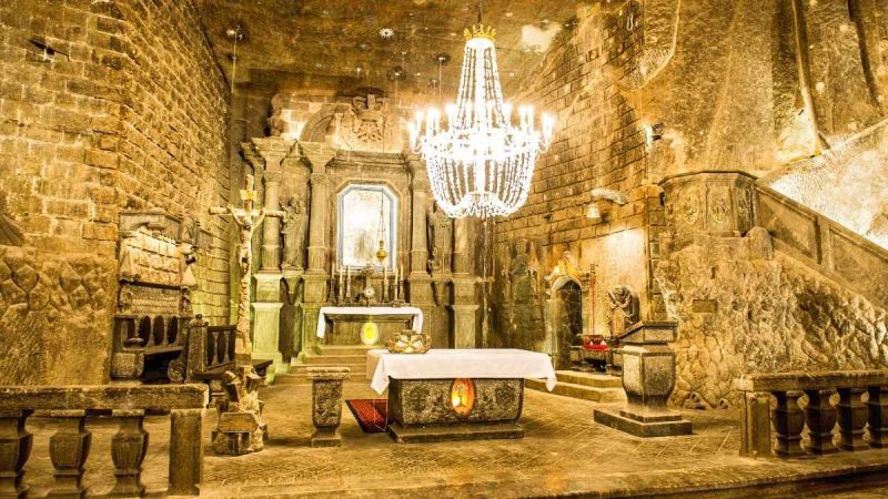 101 Metres Underground In Poland Lies A Fully Functional Church Carved Entirely From Salt