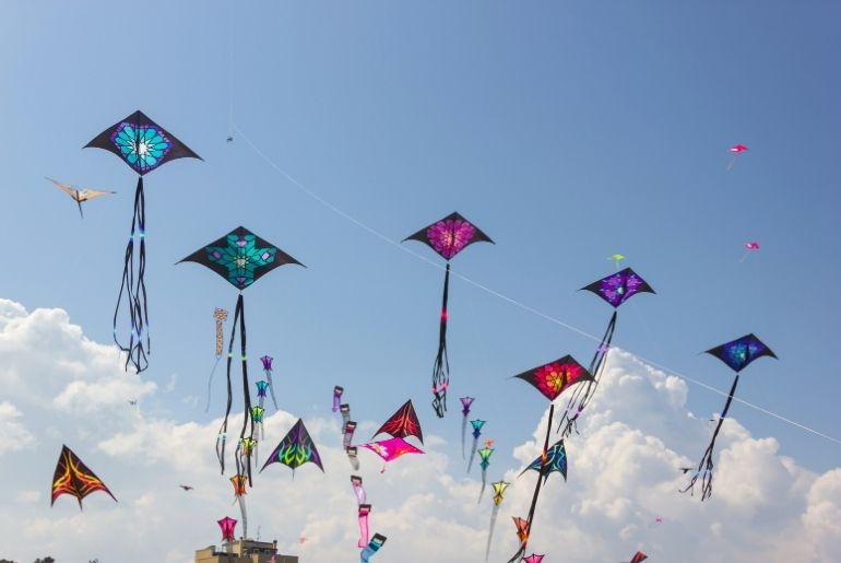 kite flying facts
